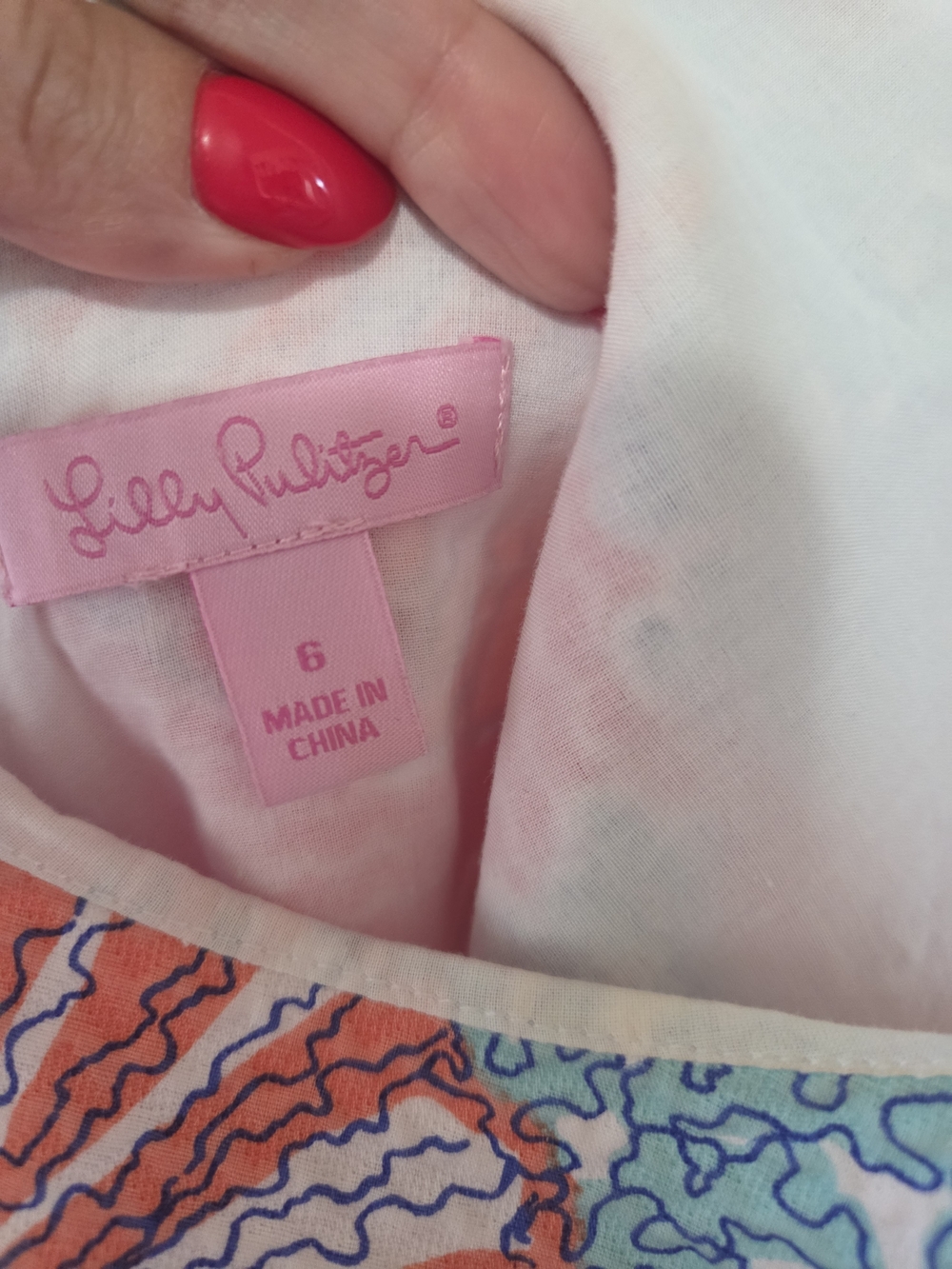 Lilly Pulitzer Watermelon Carolina Thompson Shift Dress Sleeveless - Picture 3 of 3